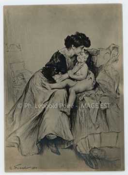 Portrait d'une mère et d'un enfant (1908)